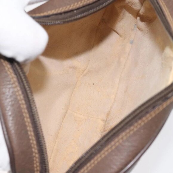 GUCCI GG Supreme Web Sherry Line Shoulder Bag PVC 007 58 6112 8031 Auth BA1765 - Picture 12 of 15